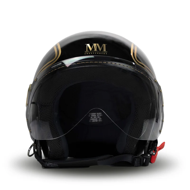 Casque Elegant en noir et or MM Independent