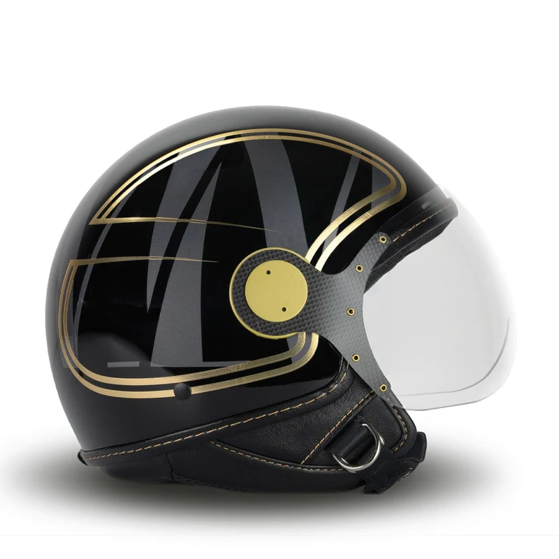 Casque Elegant en noir et or MM Independent