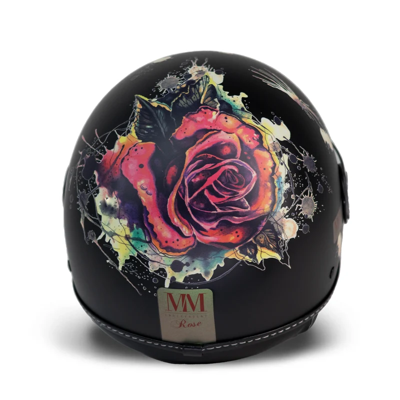 Casque Tattoo Rose Noir MM Independent