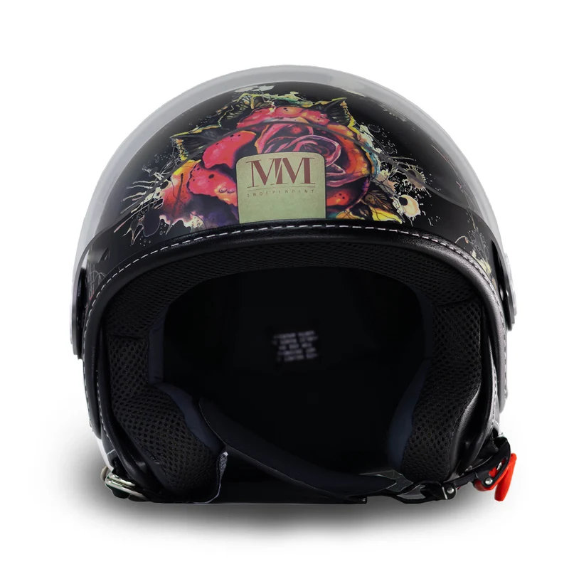 Casque Tattoo Rose Noir MM Independent