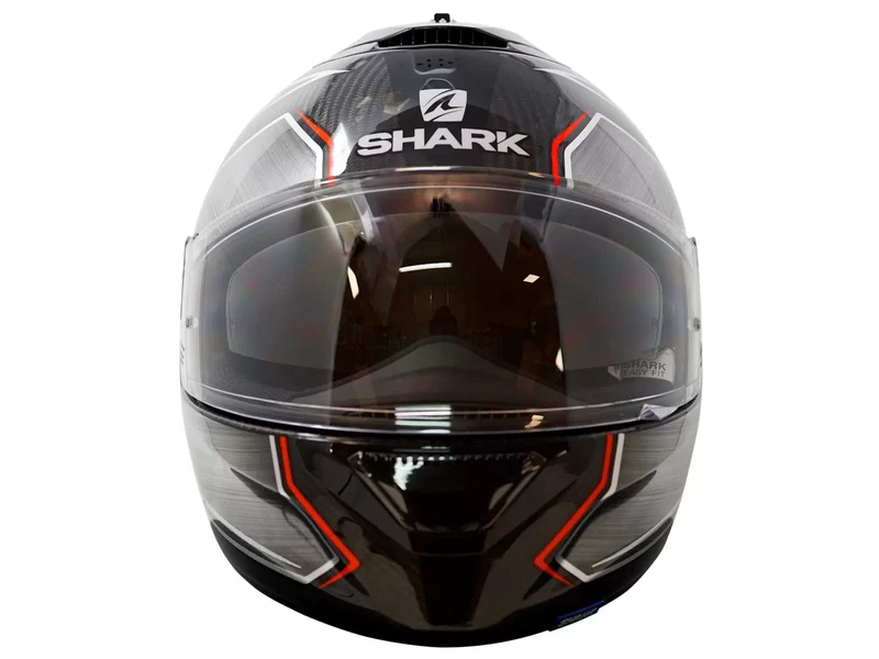 Réplique Shark Spartan Carbon Guintoli Argent