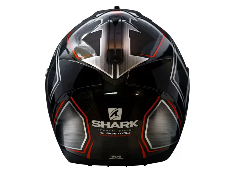 Réplique Shark Spartan Carbon Guintoli Argent
