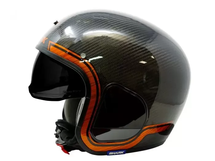 Shark Drak Vinta Orange Chrometech