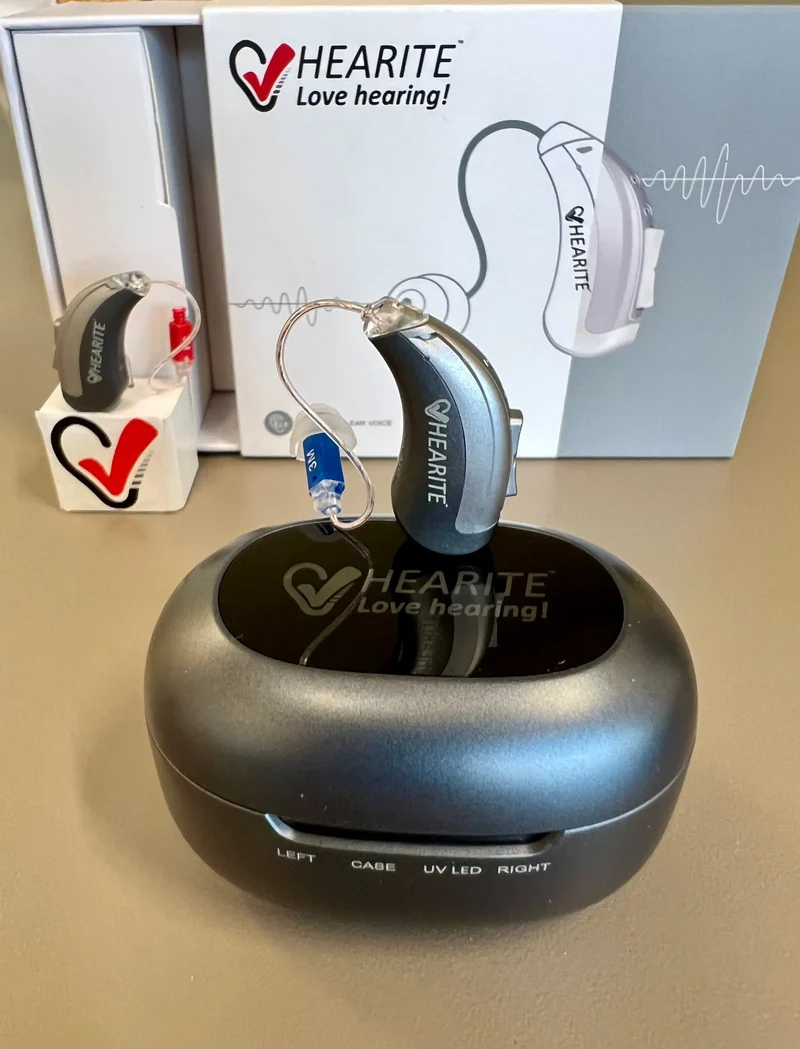 HEARITE OTC Clarity - With Music Streaming, Rechargeable, & Self-Fitting...We're sending The LUV!!