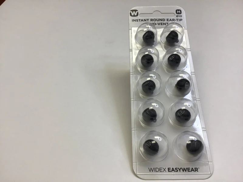 Widex instant round ear-tip two-vent tip, dome, earbud
