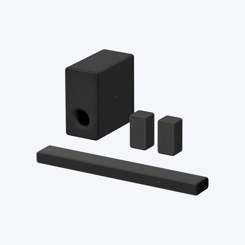 Ensemble de cinéma maison Sony | Barre de son HT-A3000 360 Spatial Sound Mapping Dolby Atmos® / DTS:X® 3.1 canaux | Caisson de basses sans fil additionnel SA-SW3 200W | Haut-parleurs arrière sans fil additionnels SA-RS3S – Total 100W | Modèle 2025
