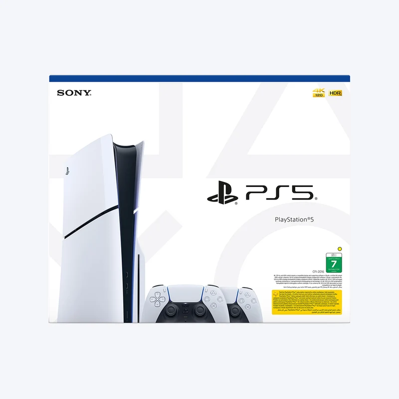 Console Sony PlayStation PS5 avec lecteur de disques et manette DualSense