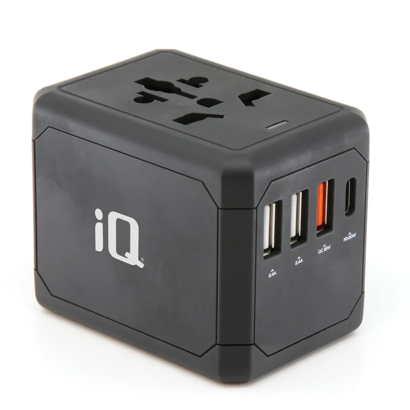 IQ Universal Travel Adapter with USB