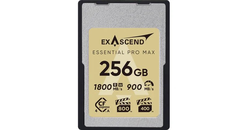 Exascend 256GB Essential Pro Max CFexpress 4.0 Type A Memory Card