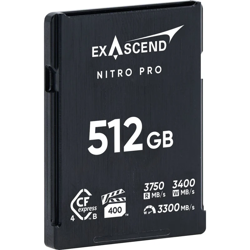 Exascend 512GB Nitro Pro CFexpress 4.0 Type B Memory Card