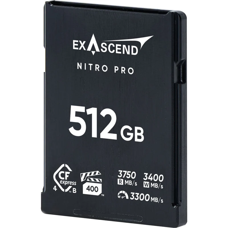 Exascend 512GB Nitro Pro CFexpress 4.0 Type B Memory Card