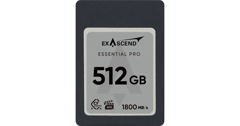 Exascend 512GB Essential Pro CFexpress 4.0 Type A Memory Card