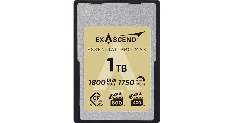 Exascend 1TB Essential Pro Max CFexpress 4.0 Type A Memory Card