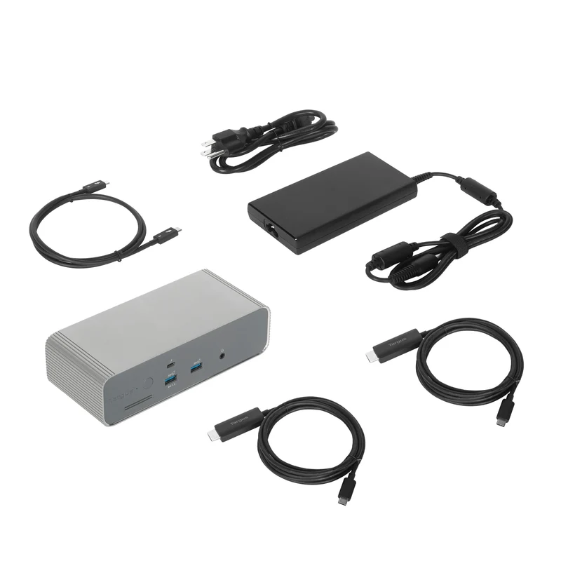 Station d'accueil EcoSmart™ Thunderbolt™ 5 avec double sortie vidéo 8K / triple sortie 4K et adaptateur secteur 140 W