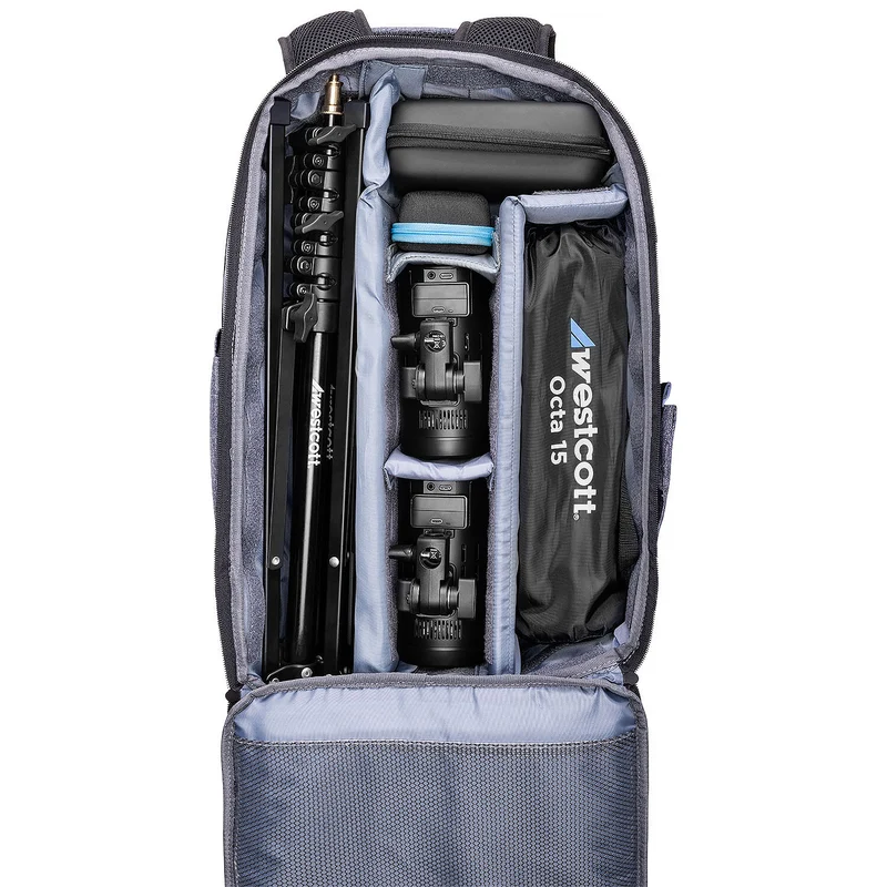 Westcott FJ100 100Ws Off-Camera Strobe with FJ-T1 M Multi-Brand Trigger (2-Light Backpack Kit)