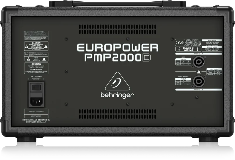 Behringer PMP2000D 14-channel 2000W Powered Mixer - OPEN BOX