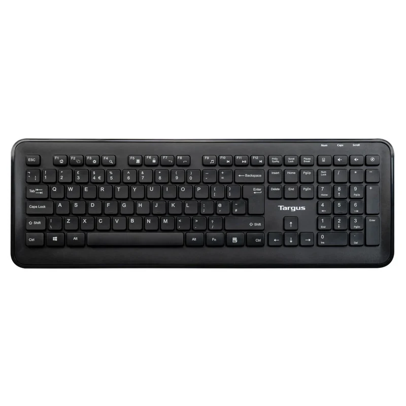 Combo clavier et souris sans fil de taille normale - Noir (UK)