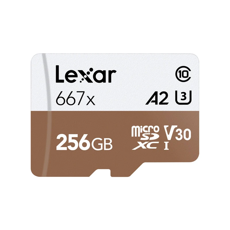 Lexar 256GB Professional 667x UHS-I microSDXC Memory Card with SD Adapter - Open Box