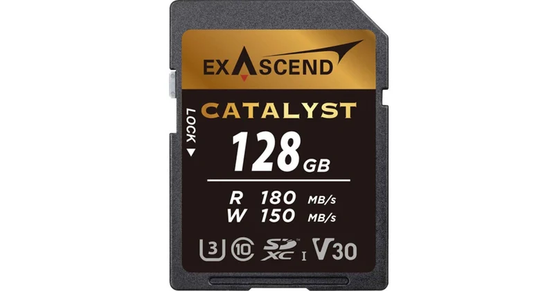 Exascend 128GB Catalyst UHS-I V30 SDXC Memory Card