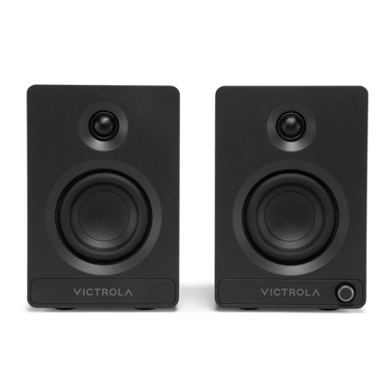 Victrola Tempo Bluetooth Bookshelf Speakers - set of 2 (Walnut)