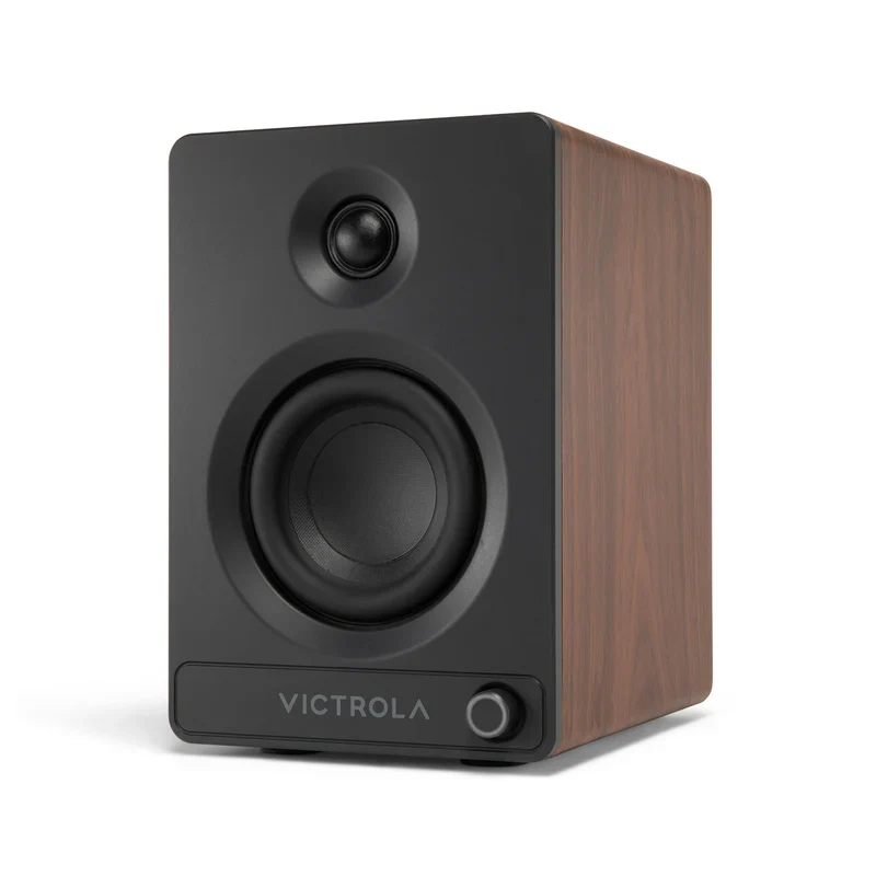 Victrola Tempo Bluetooth Bookshelf Speakers - set of 2 (Walnut)
