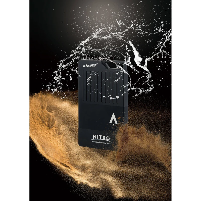 Exascend 2TB Nitro USB4 Portable SSD (Black)
