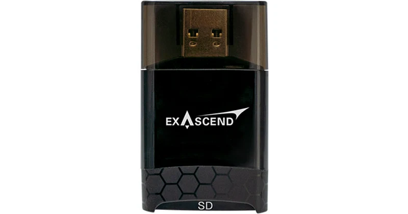 Exascend UHS-II SDXC/microSDXC Card Reader