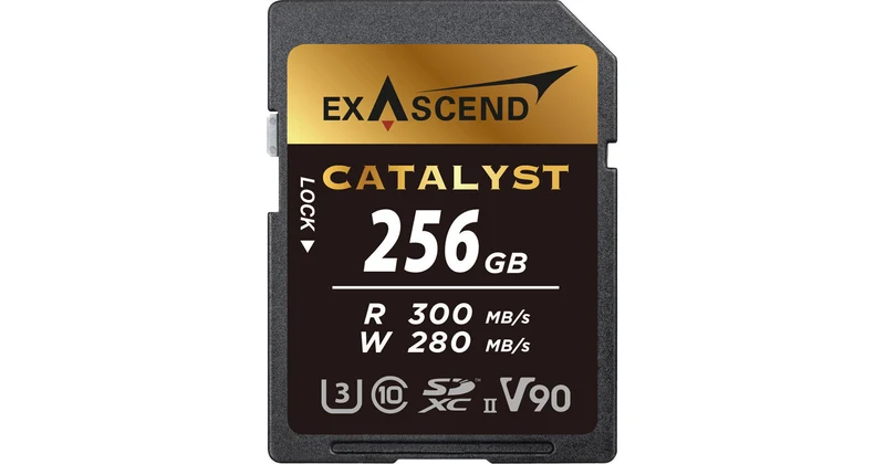 Exascend 256GB Catalyst Essential UHS-II V90 SDXC Memory Card