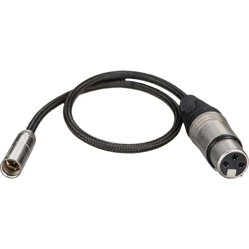 Kondor Blue Mini XLR to XLR for BMPCC 6K Pro/C70 Camera (Raven Black)(16")