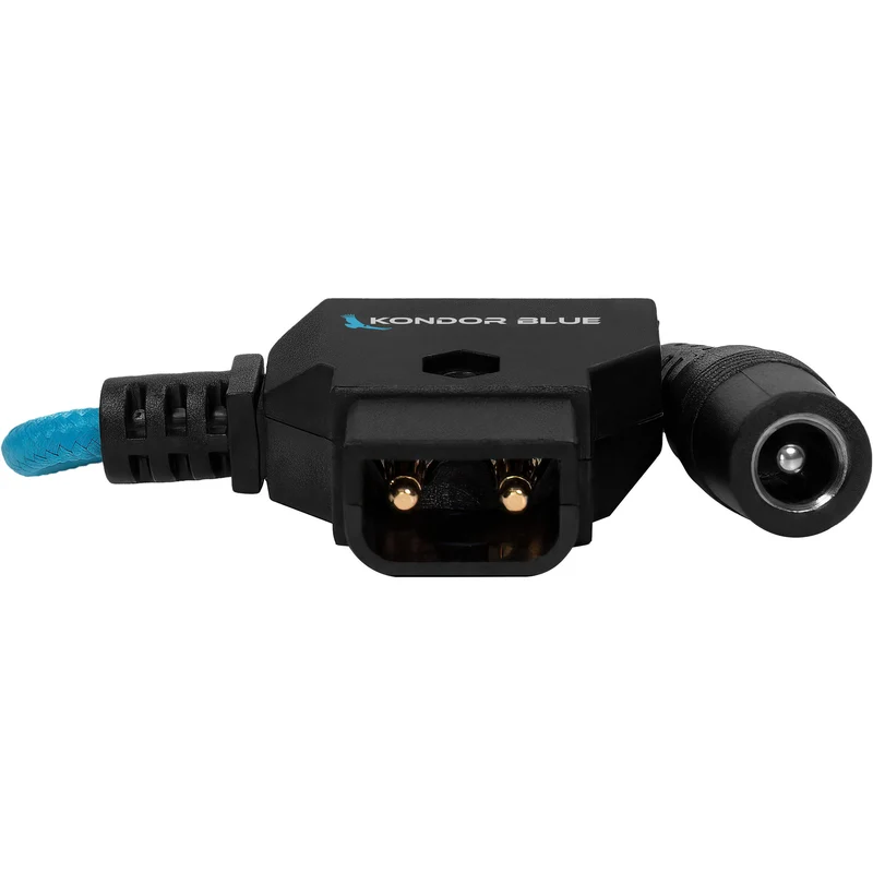 Kondor Blue 6" D-Tap to DC 2.1 Female Adapter Cable