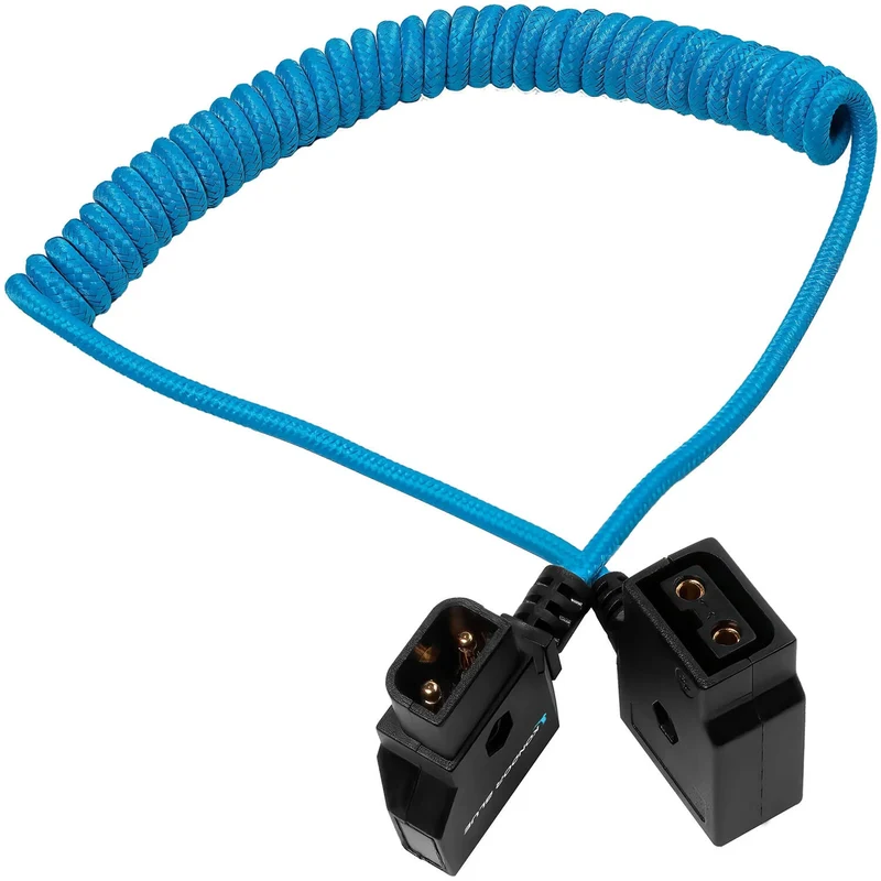 Kondor Blue D-Tap Extension Male to Female Coiled Cable