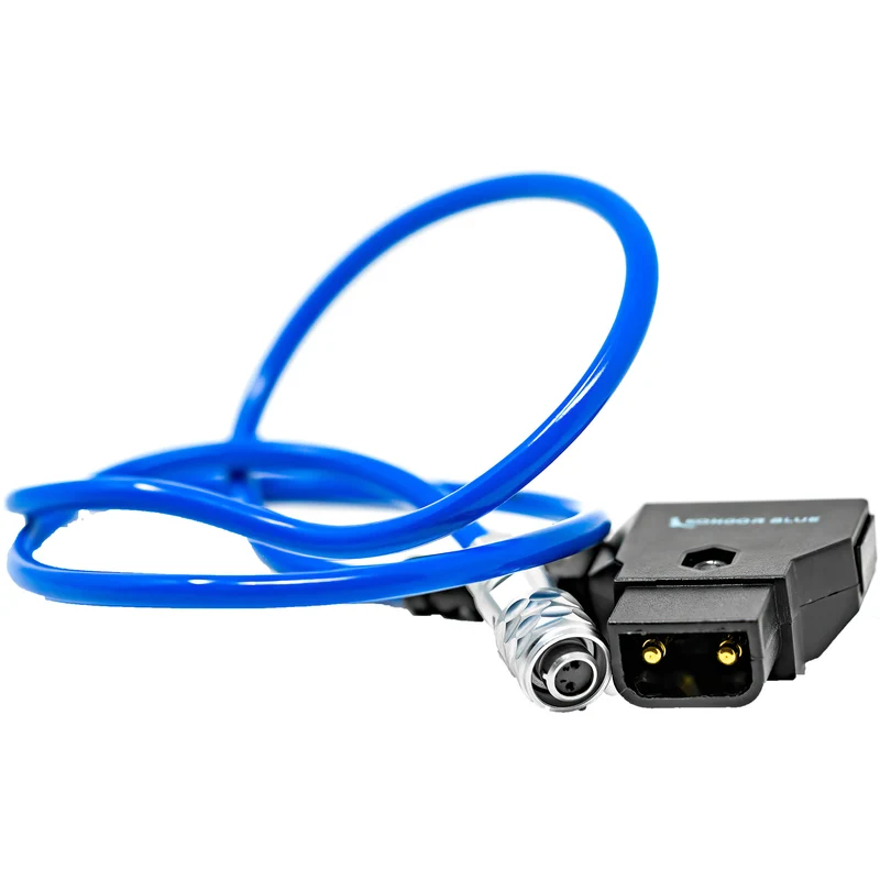 Kondor Blue 48" D-Tap to BMPCC 4K/6K Pro Power Cable for Blackmagic (Raven Black)