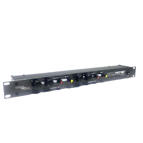 Fitness Audio AEROMIX 2+2 Voice Over Music Stereo Mic/Line Mixer #2226 - USED
