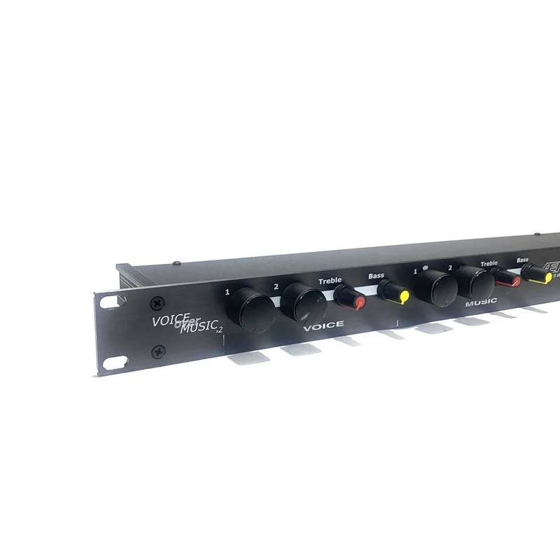 Fitness Audio AEROMIX 2+2 Voice Over Music Stereo Mic/Line Mixer #2226 - USED