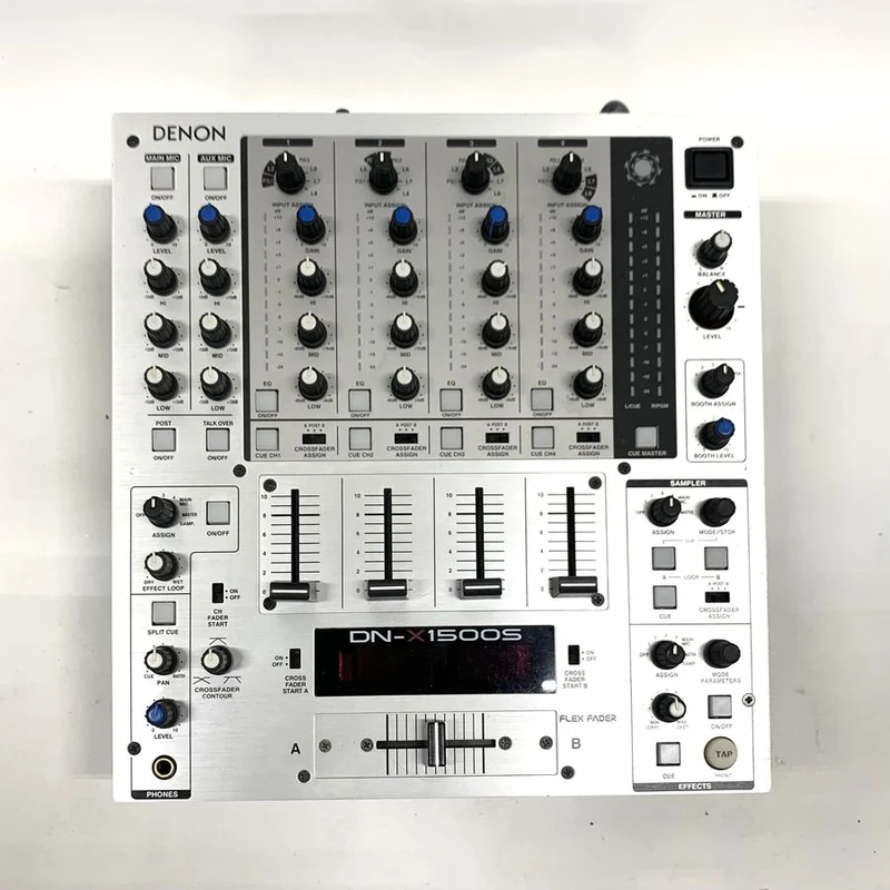 Denon DJ DNX1500 Professional DJ Mixer (Silver) #2185 - USED