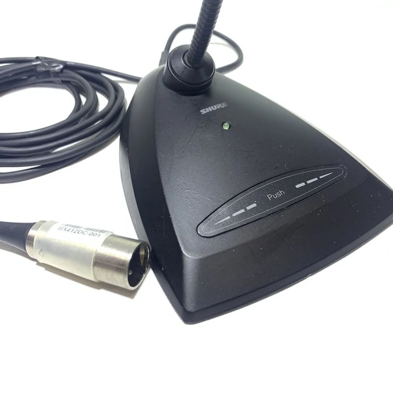 Shure MX412DC Desktop-Mounted 12" Cardioid Gooseneck Microphone #2166 - USED