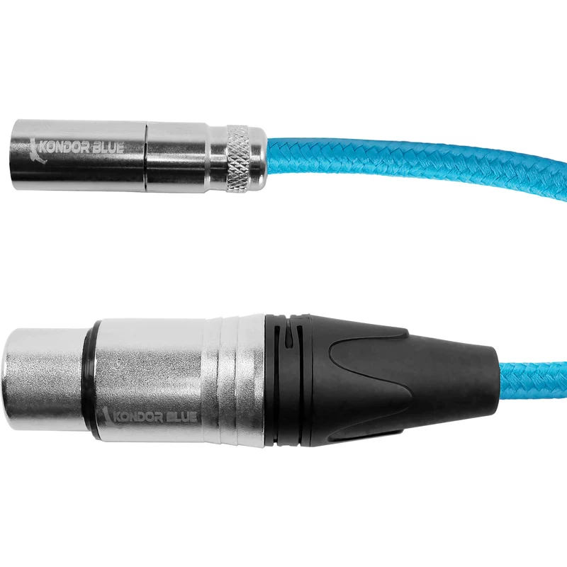 Kondor Blue Mini XLR to XLR for BMPCC 6K Pro/C70 Camera (Kondor Blue)(16")