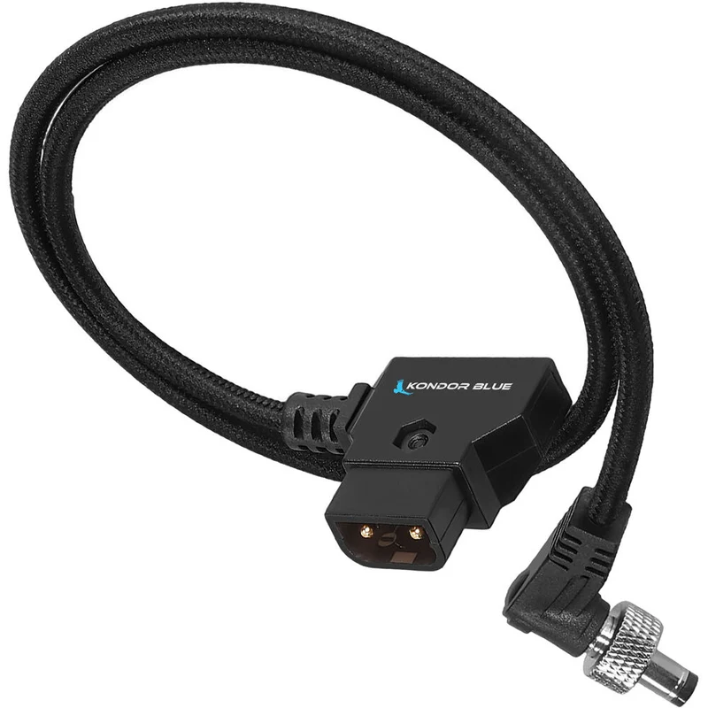 Kondor Blue 18" D-Tap to Locking DC Power Cable (Raven Black)