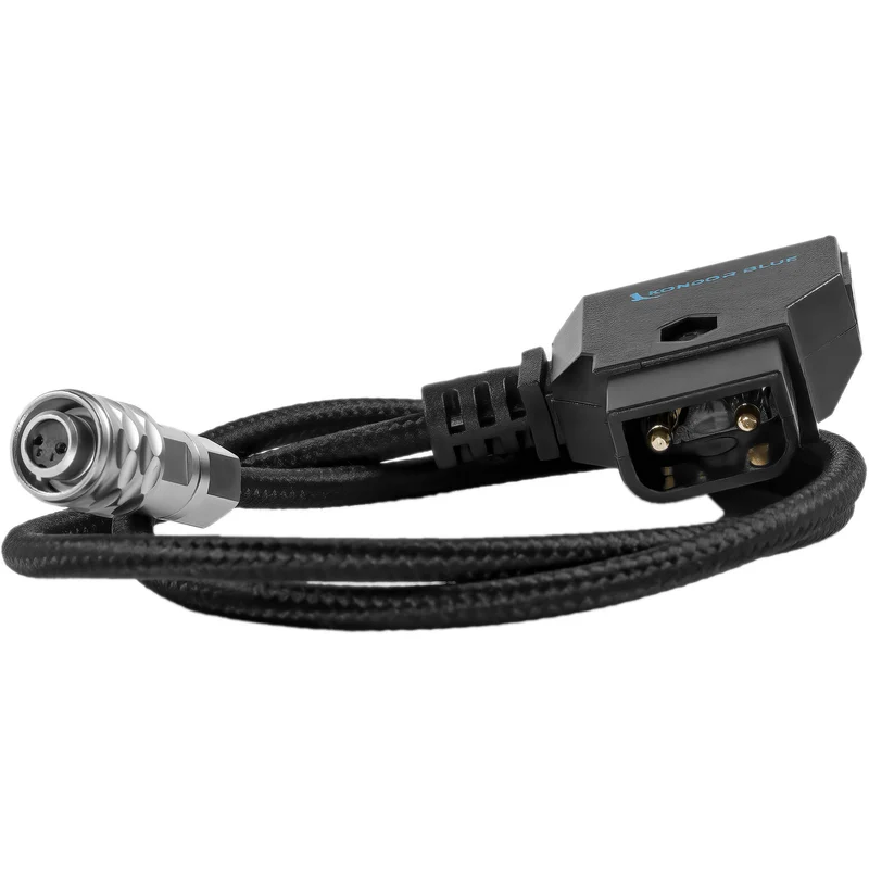 Kondor Blue D-Tap to BMPCC 4K/6K Pro Power Cable for Blackmagic (Raven Black)(20")