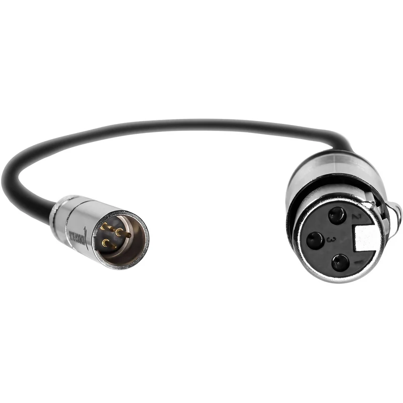 Kondor Blue Mini XLR to XLR for BMPCC 6K Pro/C70 Camera (Raven Black)(16")