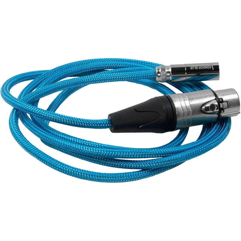 Kondor Blue Mini XLR to XLR for BMPCC 6K Pro/C70 Camera (Kondor Blue)(3')