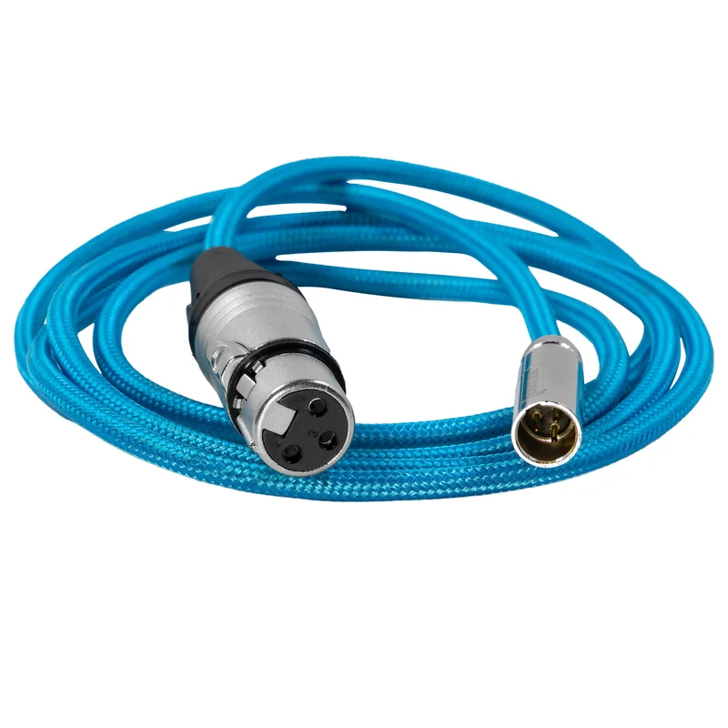 Kondor Blue Mini XLR to XLR for BMPCC 6K Pro/C70 Camera (Kondor Blue)(5')