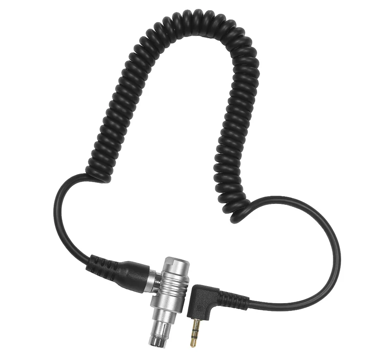 Kondor Blue 3-Pin Fischer Remote Trigger Run Stop Coiled Cable