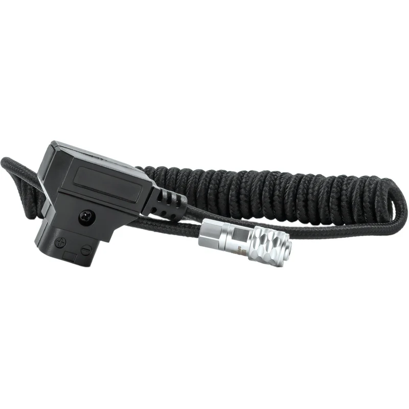 Kondor Blue Coiled D-Tap to BMPCC 4K/6KPro Power Cable for Blackmagic (Raven Black)