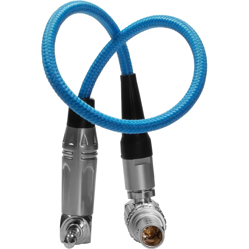 Kondor Blue 10" EXT LEMO 9 Pin to 3.5mm Right Angle Time Code Cable for Komodo/Raptor