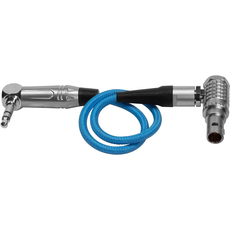 Kondor Blue 10" EXT LEMO 9 Pin to 3.5mm Right Angle Time Code Cable for Komodo/Raptor