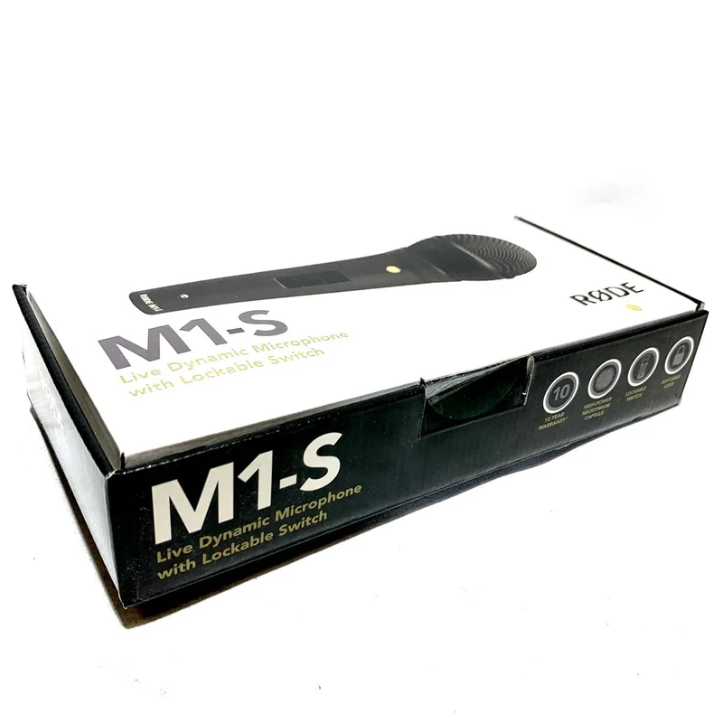 Rode M1-S Handheld Cardioid Live Performance Dynamic Microphone w/ Lockable Switch #2401