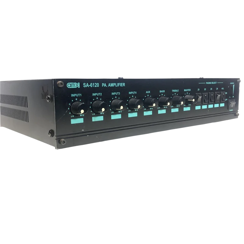 amx Prologue SA-6120 Desktop Mixer Power Amplifier #2497 - USED