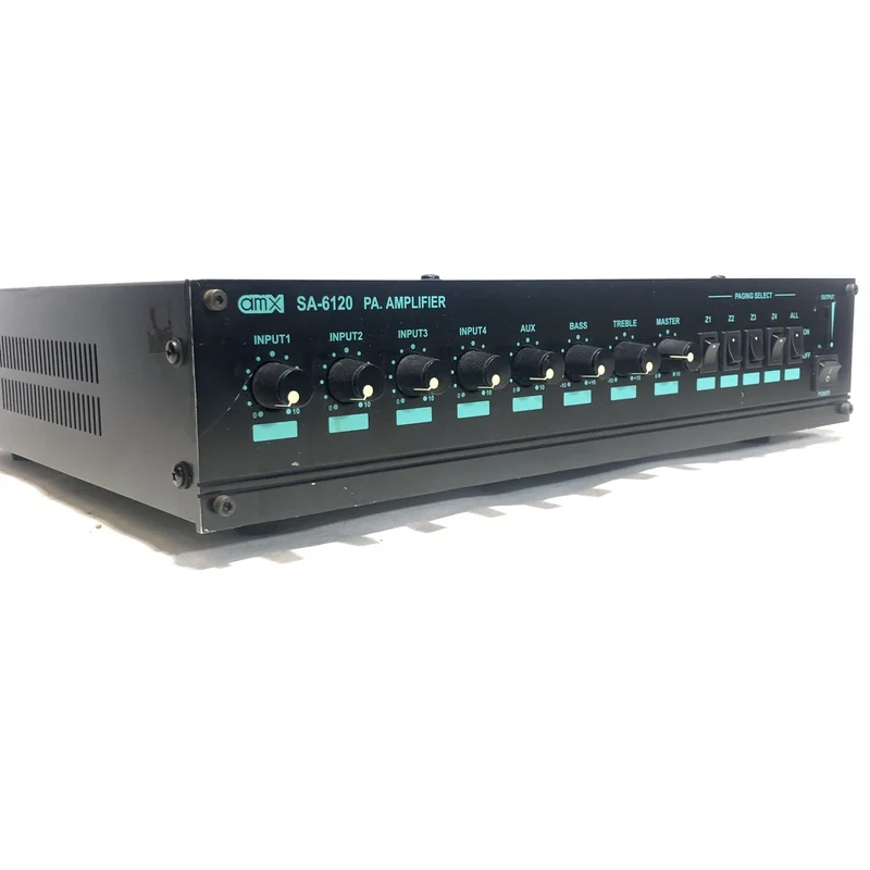 amx Prologue SA-6120 Desktop Mixer Power Amplifier #2497 - USED