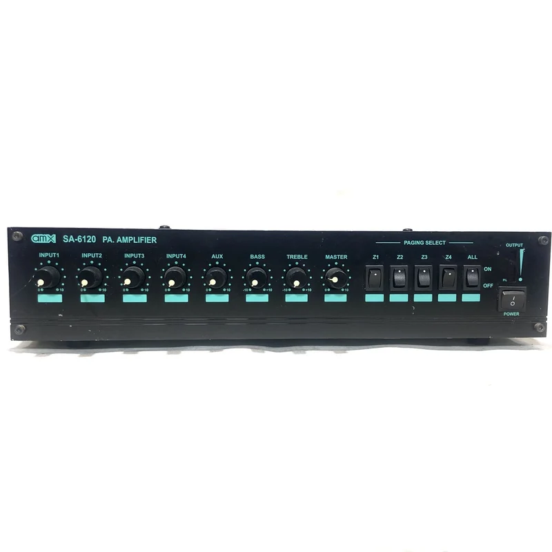 amx Prologue SA-6120 Desktop Mixer Power Amplifier #2497 - USED
